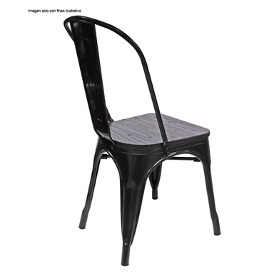 Silla para comedor color negro KENNEDY modelo P1910-0035