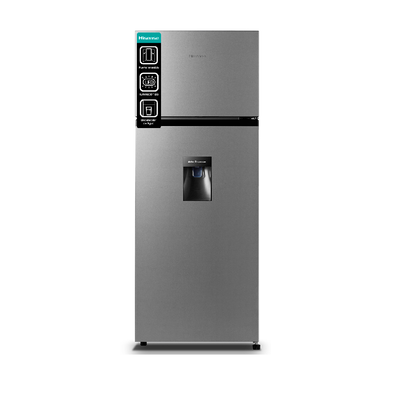 Refrigeradora Top Mount 7.3pc Hisense RT80D6WGX con Dispensador de