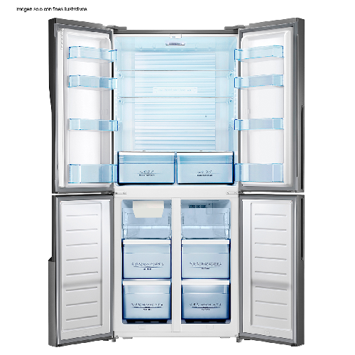 Refrigerador 16pc de 4 puertas HISENSE RQ16N6ASI