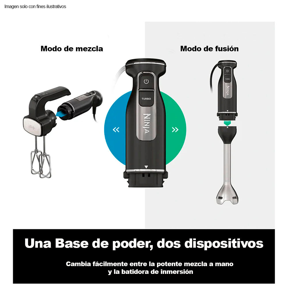Batidora de Inmersión Ninja CI100 Foodi Power Mixer System.