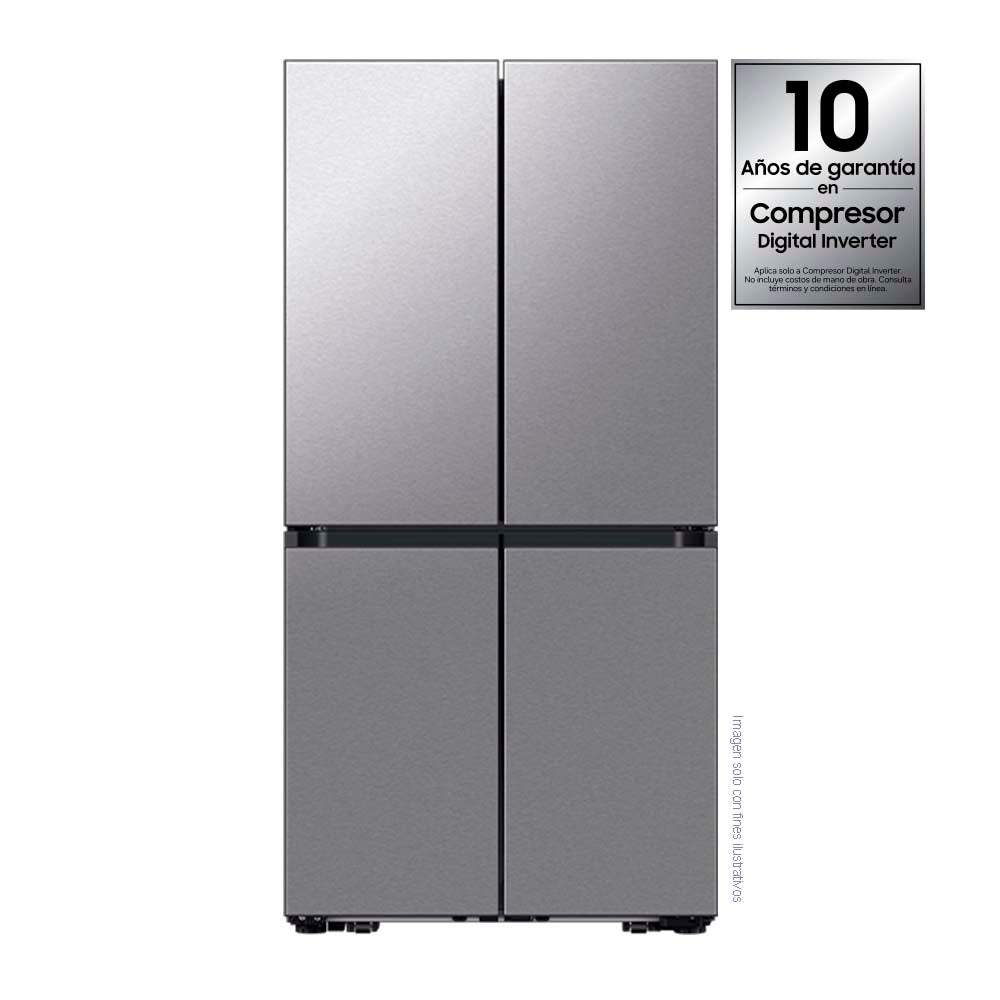 Refrigeradora 4 puertas 23pc RF23DB9650QLAP Samsung con dispensador y ice maker interno