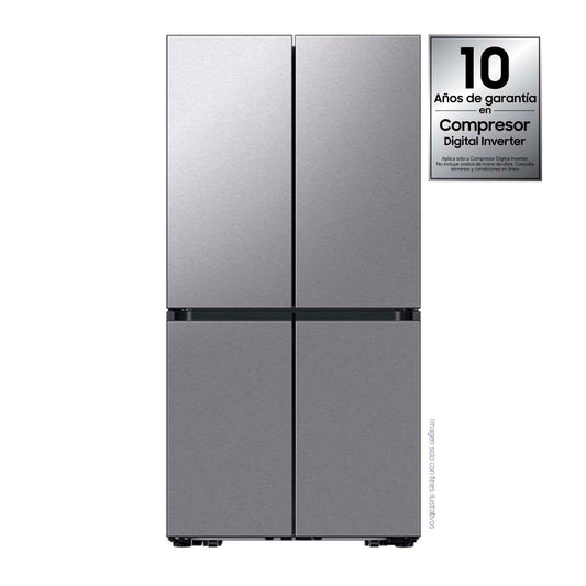 Refrigeradora 4 puertas 23pc RF23DB9650QLAP Samsung con dispensador y ice maker interno