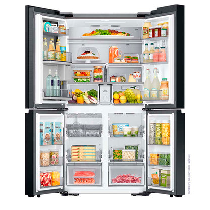 Refrigeradora 4 puertas 23pc RF23DB9650QLAP Samsung con dispensador y ice maker interno