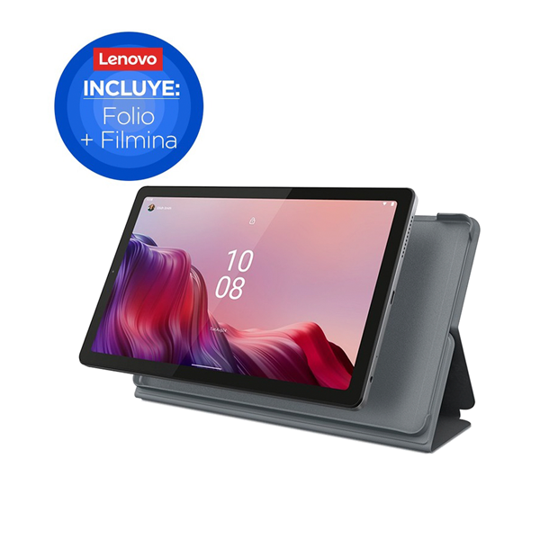 Tablet Lenovo M9 pantalla 9" 4GB 128GB android12 folio case