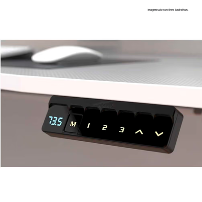 Escritorio eléctrico modelo XTF-CD211, para estar sentado o de pie, con memoria de altura personalizada