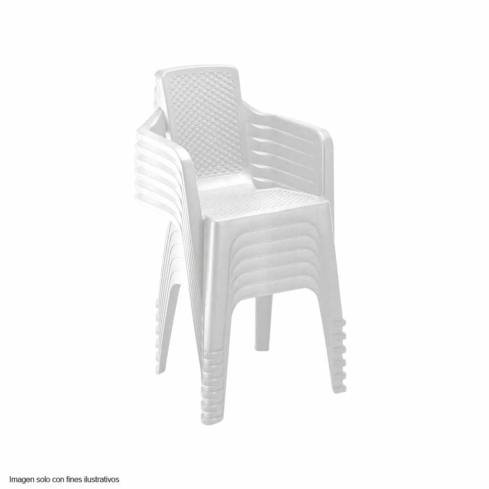 Silla con brazos 12454-XP Rimax color arena
