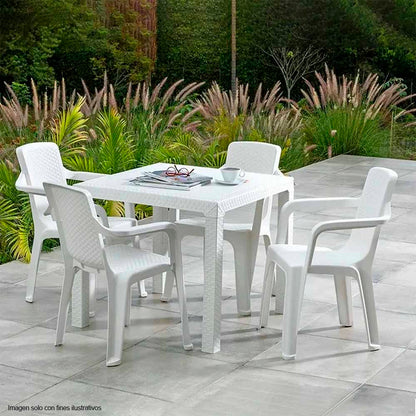 Silla con brazos 12454-XP Rimax color arena