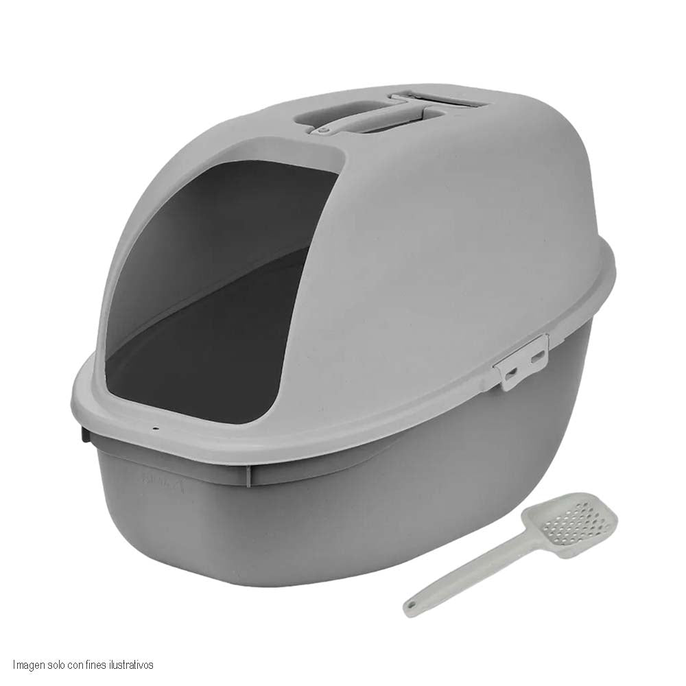 Arenero para gatos 13700-XP Rimax color gris oscuro