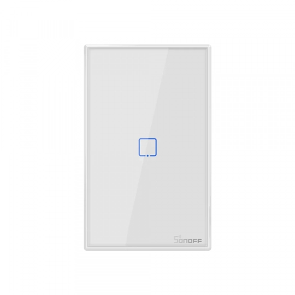 Interruptor sencillo táctil blanco T0-1C Smart WI-FI SONOFF