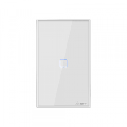 Interruptor sencillo táctil blanco T0-1C Smart WI-FI SONOFF