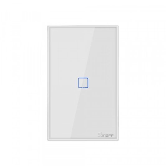 Interruptor sencillo táctil blanco T0-1C Smart WI-FI SONOFF