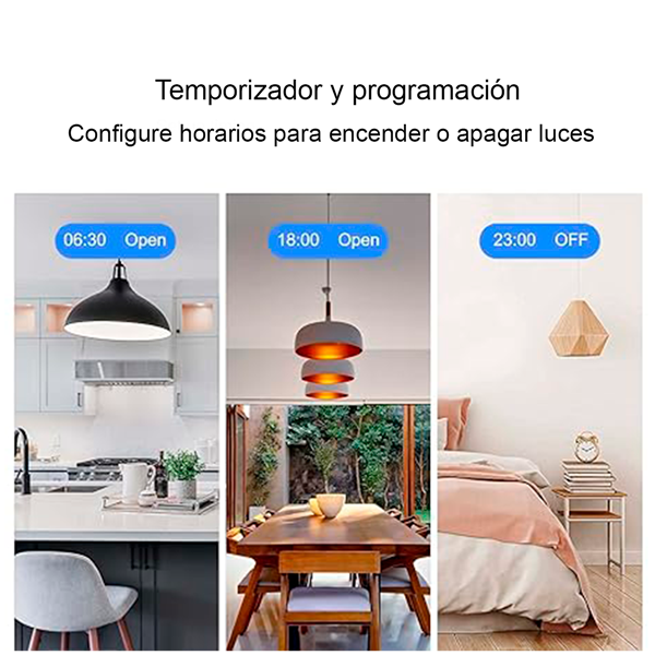 Interruptor sencillo táctil blanco T0-1C Smart WI-FI SONOFF