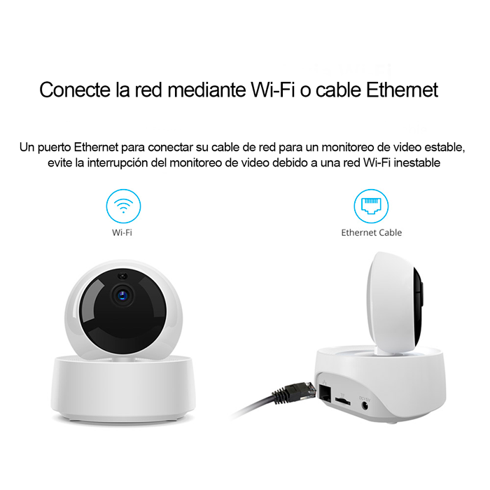 Cámara de seguridad 360° sensor&sirena GK200 wifi SONOFF