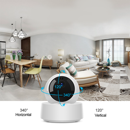 Cámara de seguridad 360° sensor&sirena GK200 wifi SONOFF