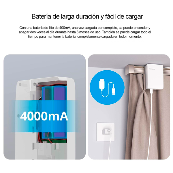 Motor para cortina tradicional Sonoff Zigbee ZBCURTAIN Smart.