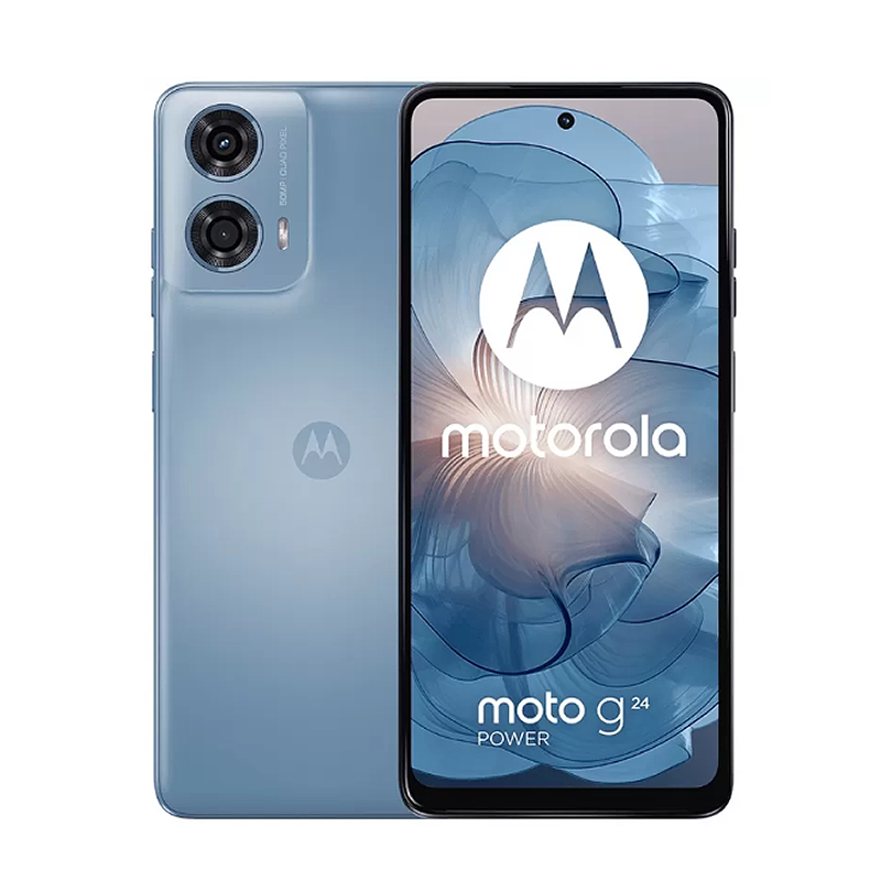 Smartphone Motorola Moto G24 Power color azul glaciar, pantalla 6.56" 8Gb 256GB