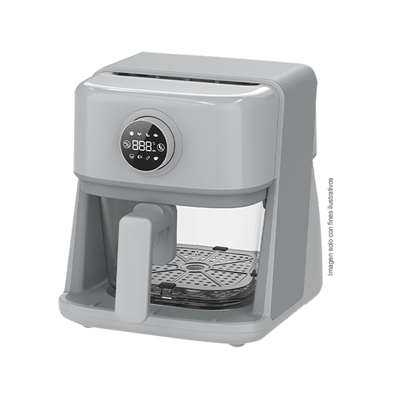 Freidora de aire 3.0L FRW-3012GT Sankey, visión 360° temporizador 60 minutos.