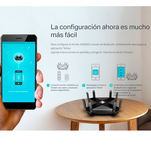 Router Wifi Doble banda Archer AX6000 TP-LINK ,USB, Gigabit