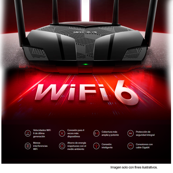 Router wifi6 ax1800 TP-LINK Mercusys MR70X — Rodelag Panamá