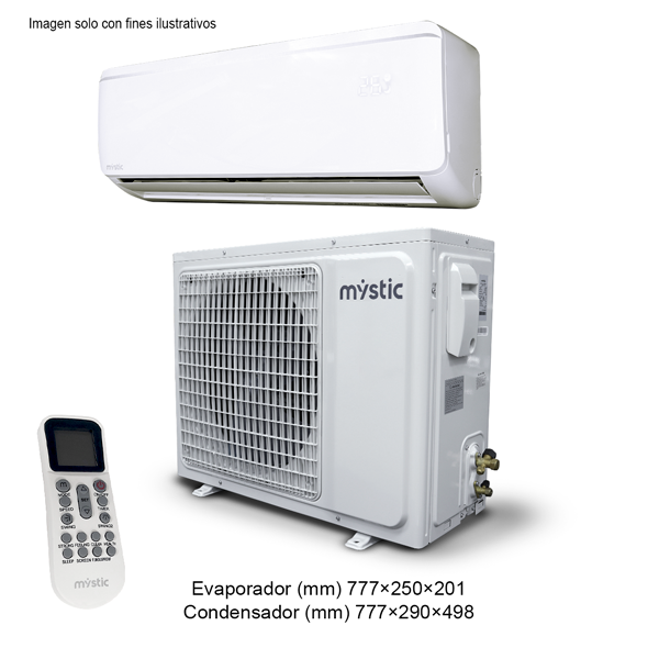 Aire acondicionado split inverter MY-INV1214, 12000BTU, SEER 17, tubería 100% cobre, protección anticorrosiva Dual Golden Finn, filtro de salud antibacterial