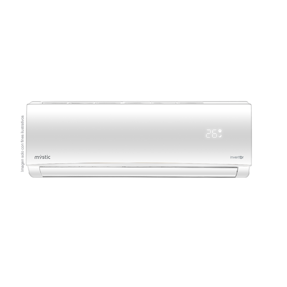 Aire acondicionado split inverter MY-INV1214, 12000BTU, SEER 17, tubería 100% cobre, protección anticorrosiva Dual Golden Finn, filtro de salud antibacterial