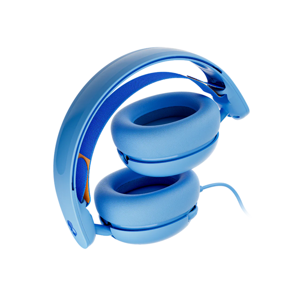 Audífonos con cable para niños bone seafoam Skullcandy GROM S6KAY-R740 color azul