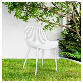 Silla de polipropileno SL-7029WH color blanco