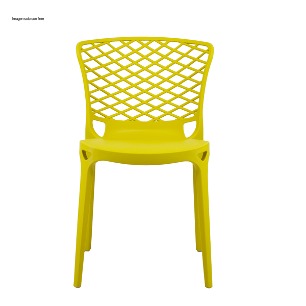 Silla de polipropileno SL-7087-4GIN color Ginger