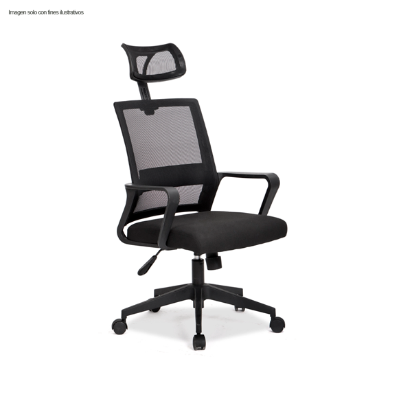 Silla de oficina FC-5 en color negro