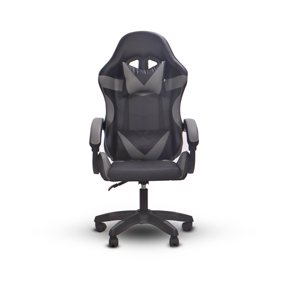 Silla Gaming CDC-207GY de cuerina en color negro y gris