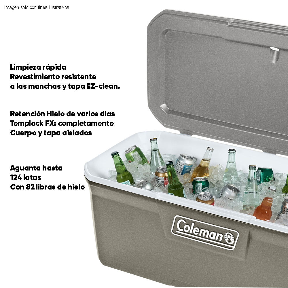 Hilera 150QTS Coleman Serie 316 color gris