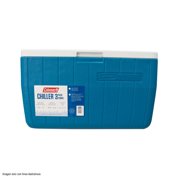 Hielera 3 piezas 2199113 Coleman serie Chiller 48QT, 9DT, 1GL