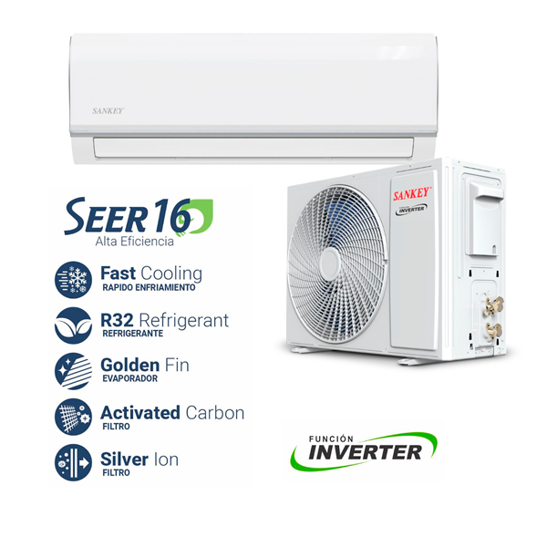 Aire Acondicionado Split Inverter 12.000 BTU ES-12ID10A Sankey