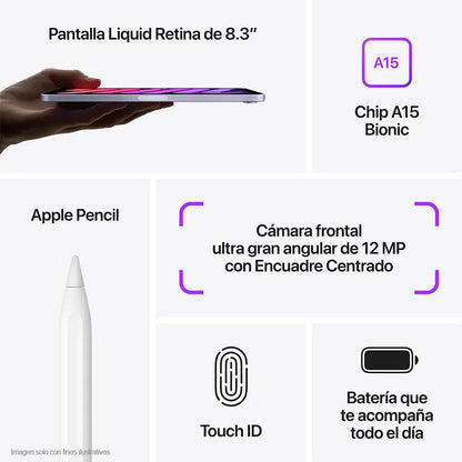 Mini iPad MK73LZ /A Apple color gris espacial