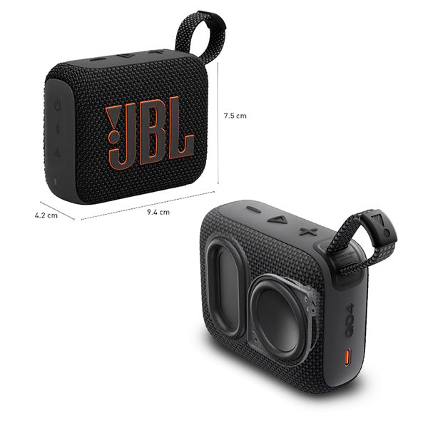 Bocina portátil GO 4 JBLGO4BLKAM JBL en color negro