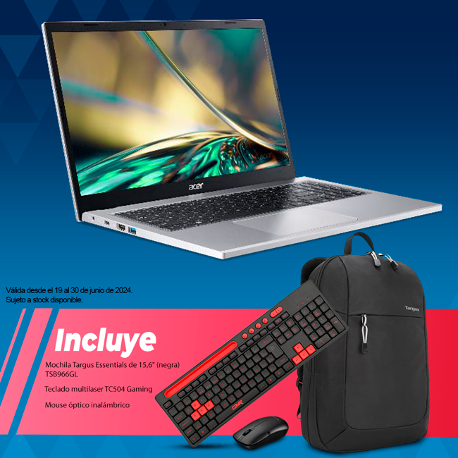 Laptop Acer A315-510P-378E Aspire 3 15 pantalla 15,6" FHD color silver