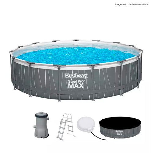 Piscina con marco de metal 561GC 15 X 42" - 4.57M X 1.07M Bestway