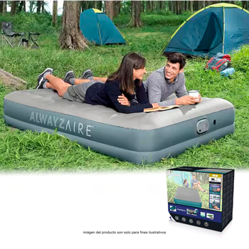 Colchón inflable AlwayzAire Fortech 69078 Bestway Dimensiones: 203 cm x 152 cm x 36 cm