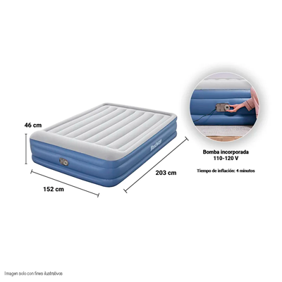 Colchón inflable Tritech 67631 Bestway  80x60x18 pulg.