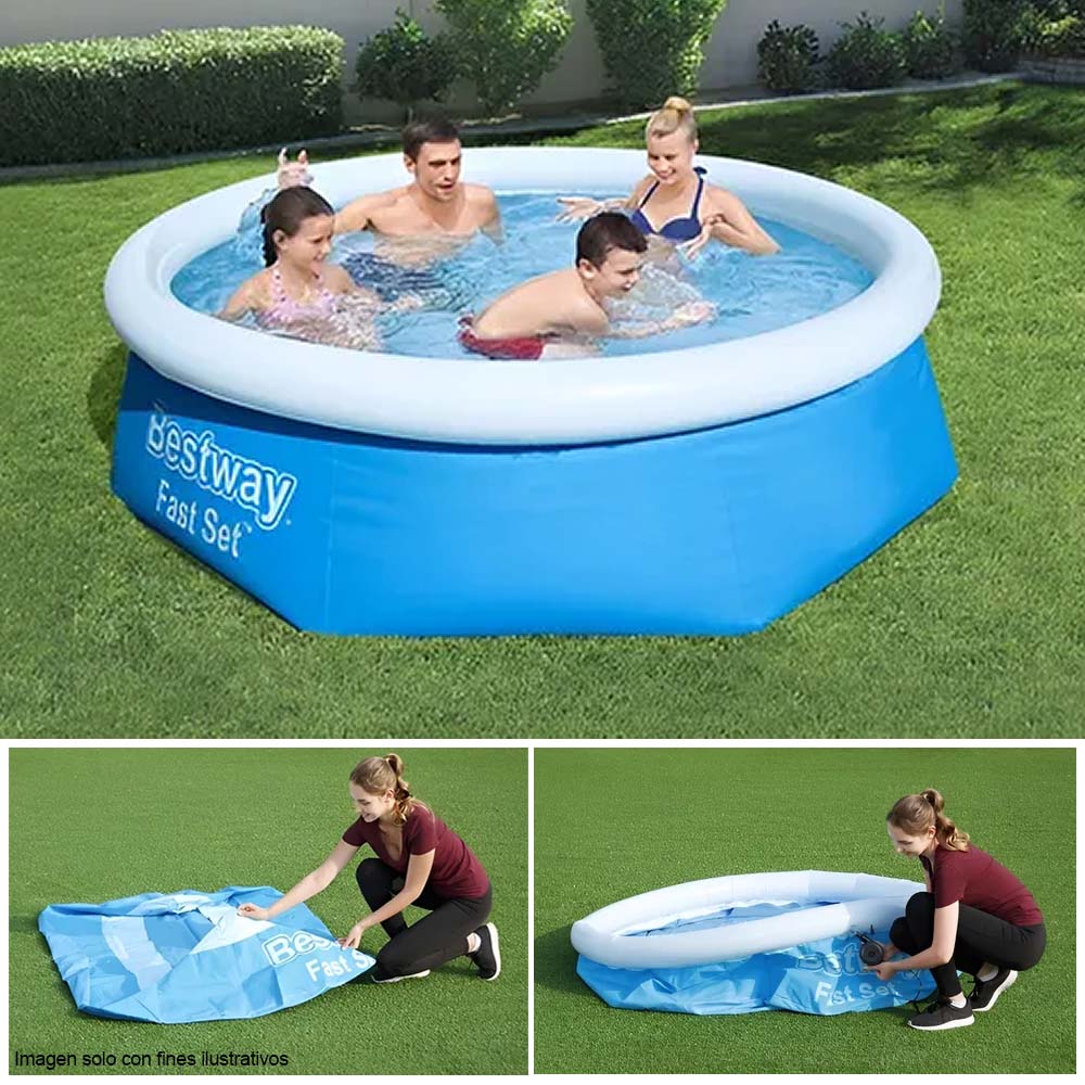 Piscina 57448 Bestway 8´x 24" / 2.44 x 61cm