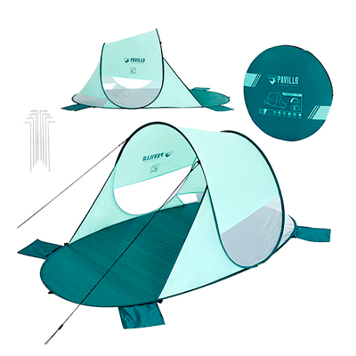 Tienda para playa 68107 bestway  tamaño 67" X 47" X 35"/2.00M X 1.20M X 90CM
