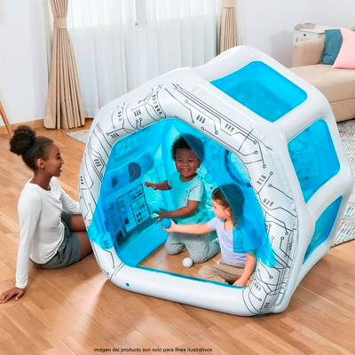 Juguete inflable de nave espacial 52632 Bestway tamaño 49" X 41" X 46"/1.25M X 1.05M X 1.17M