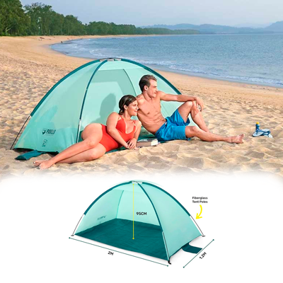 Carpa de playa 68105 Bestway  67" X 47" X 37"/2.00M X 1.20M X 95CM