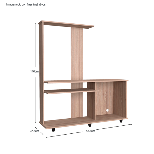 Centro de video y sonido CVS17602 color amaretto