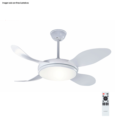 Abanico d techo 42" Luz Led CM42DC4PLW Sankey