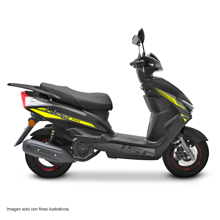 Moto Scooter BLOG150 Keeway color negro