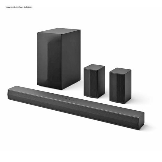 Barra de sonido S60TR LG 440W 5.1 canales dolby audio Rear Speakers.