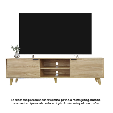 Rack para TV Fiori RLF10960 color Fresno