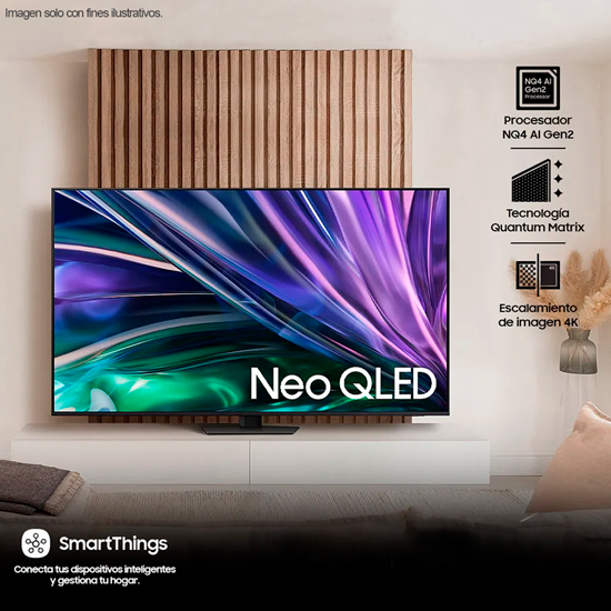 Televisor Qled Smart de 55" 4K QN55QN85DBPXPA Samsung