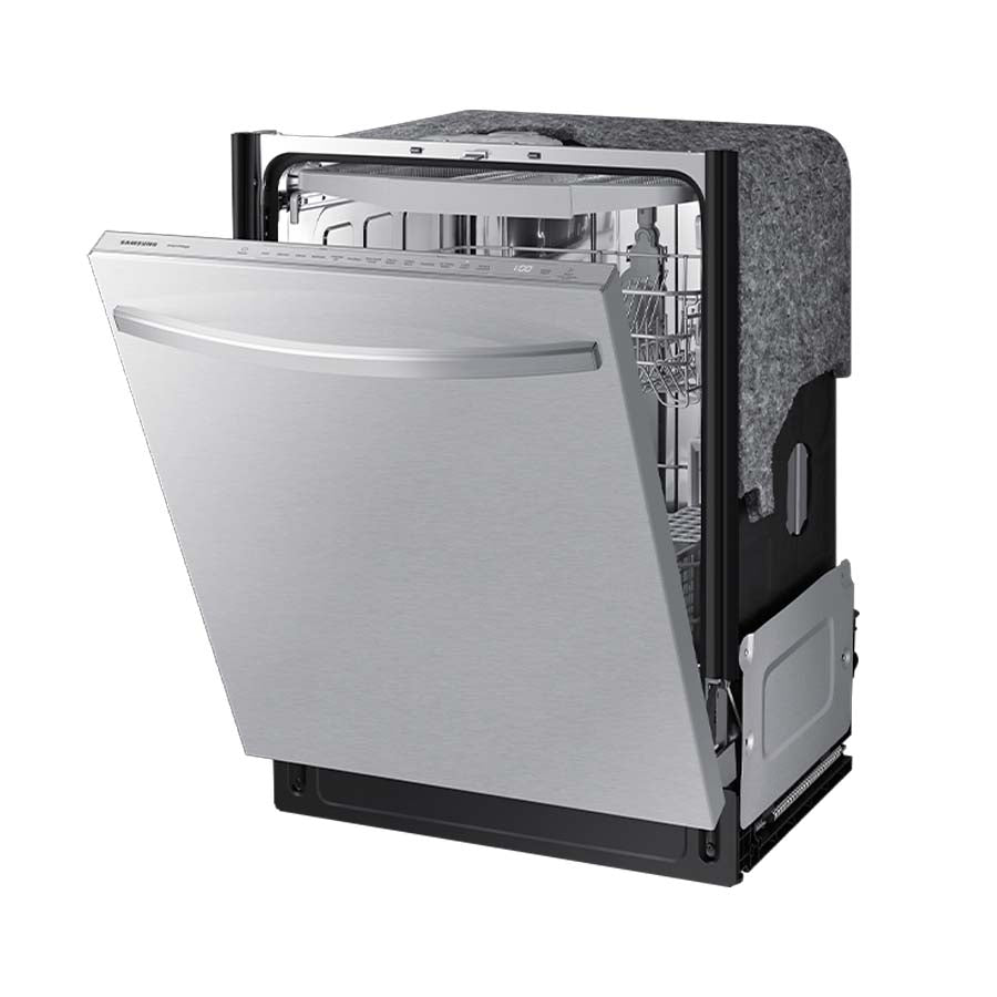 Lavaplatos 24" DW80CG5451SRAA Samsung con 3 estantes mandos ocultos Storm Wash